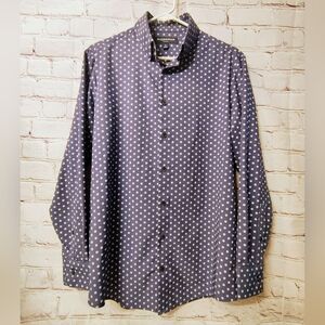 Mizzen + Main Leeward Floral Geometric Small Slim Shirt Button Down